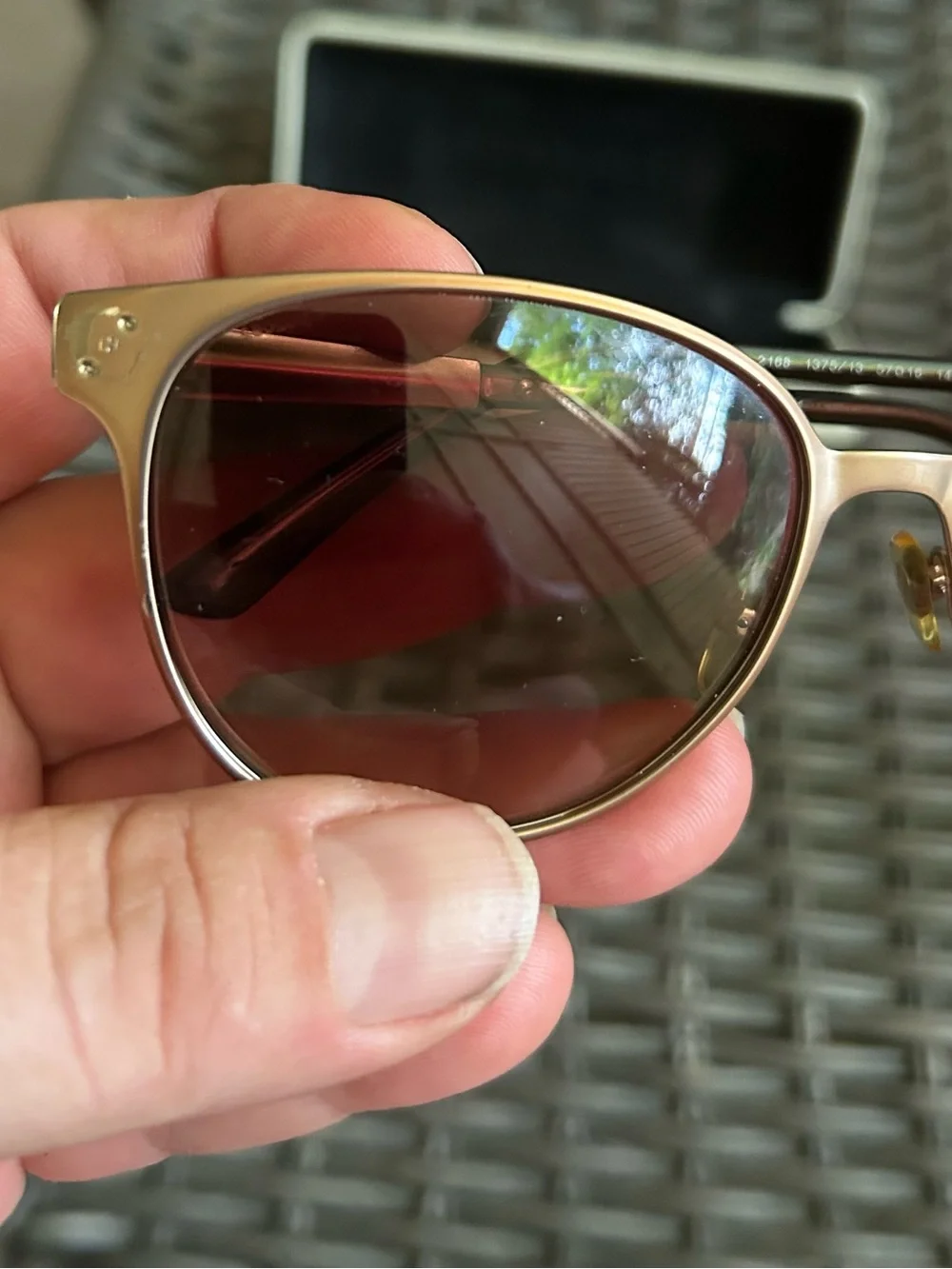 Versace rose gold sunglasses as is